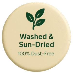 Ingredients washed and sun dried naturally by Pavis Food Products