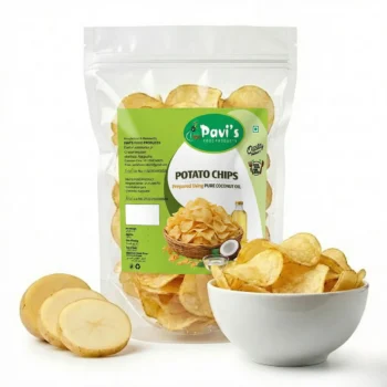 Pavis potato chips crispy Kerala snack