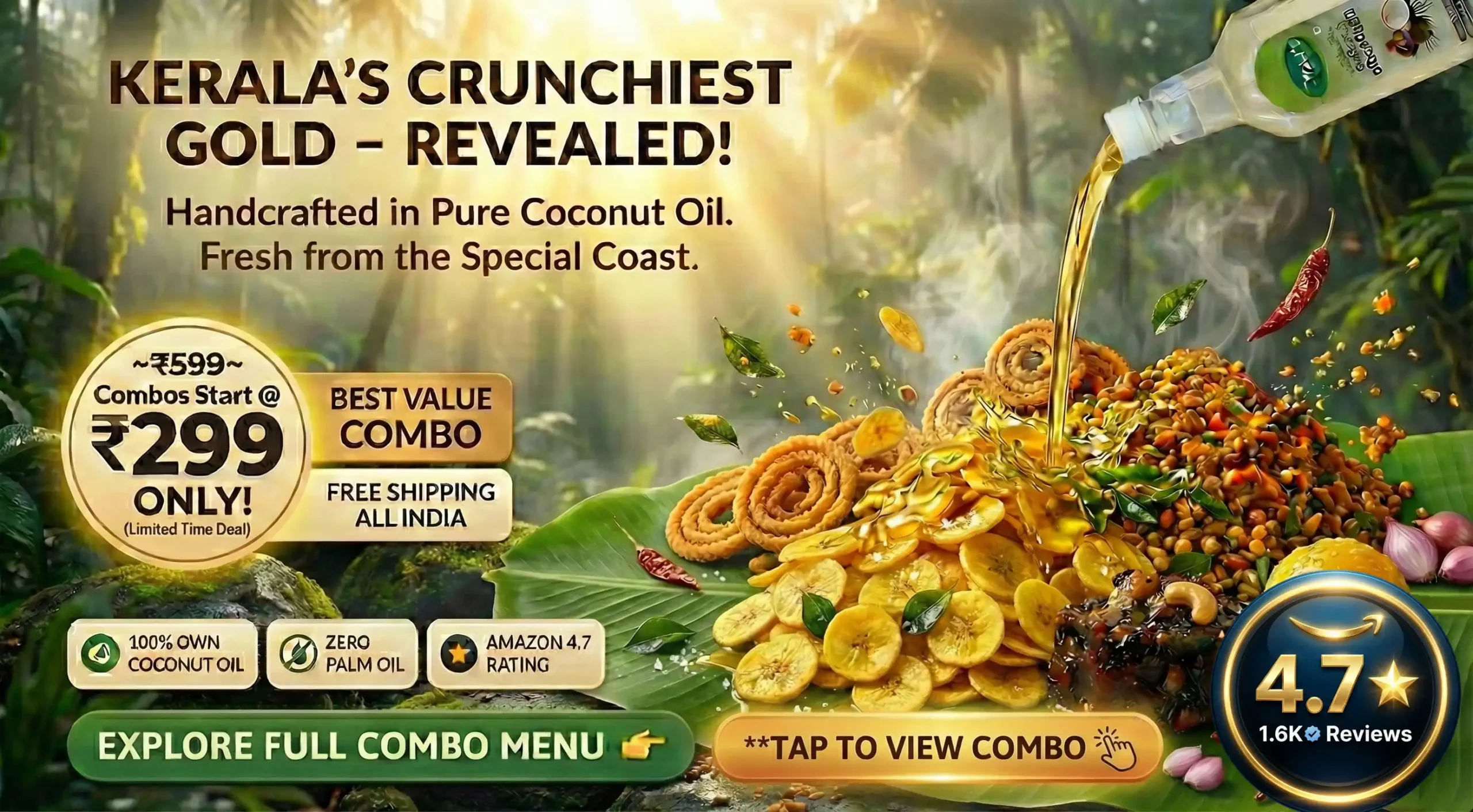 avis food products snacks combo offer ₹299 – premium quality traditional snacks