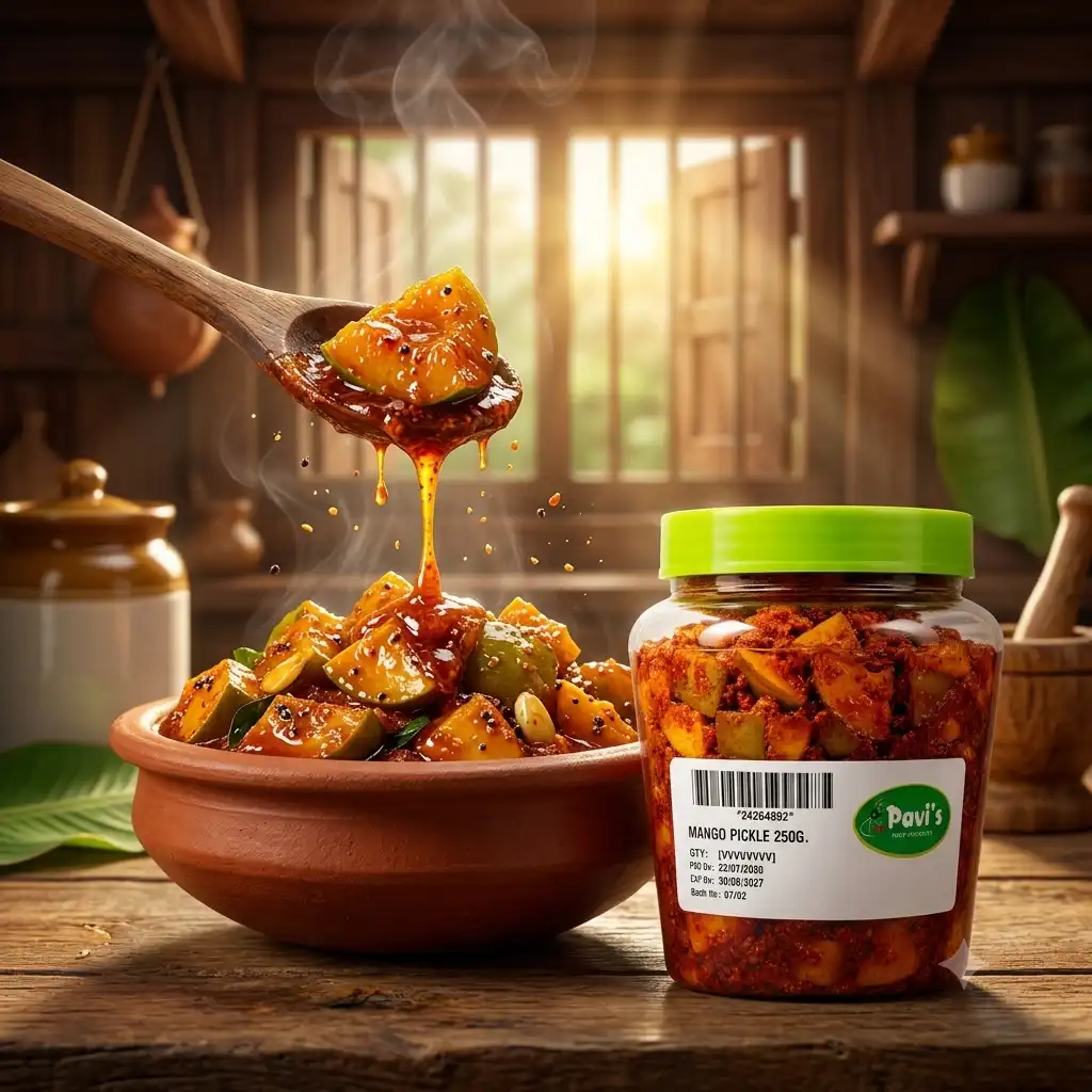pavis-homemade-mango-pickle 250g Pavis Authentic Kerala Mango Pickle