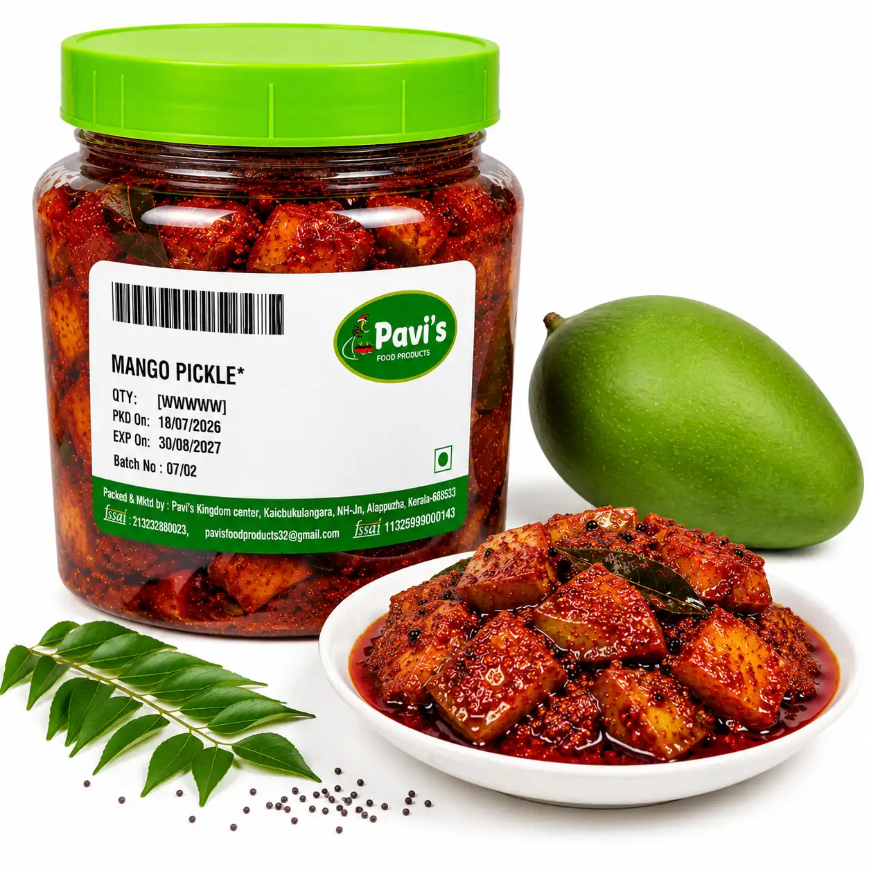 pavis-mango-pickle-250g Pavis Kerala Mango Pickle