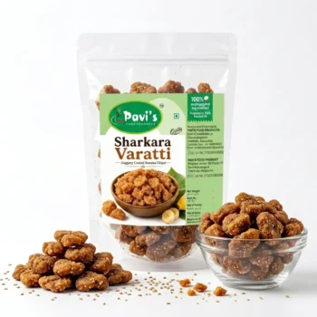Pavi's Kerala Sharkara Varatty Traditional Jaggery Banana Chips Snack