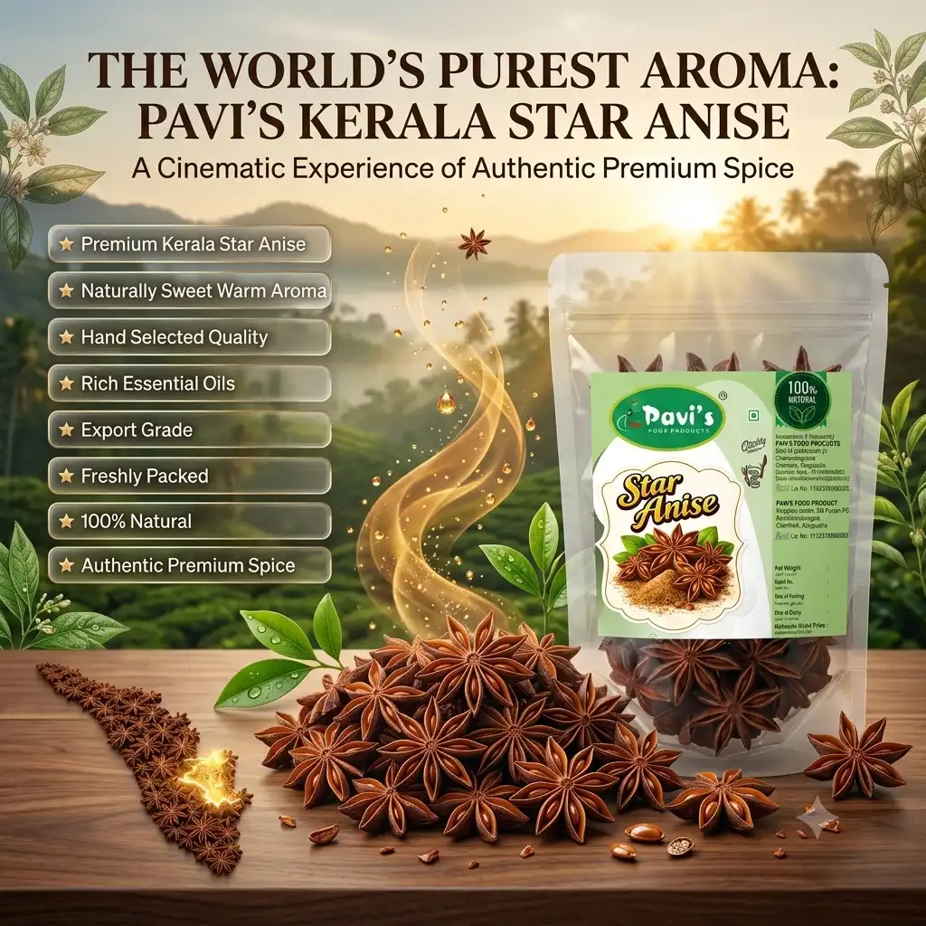 Fresh Star Anise Spice Fresh Whole Star Anise Spice for Indian and Asian Cooking