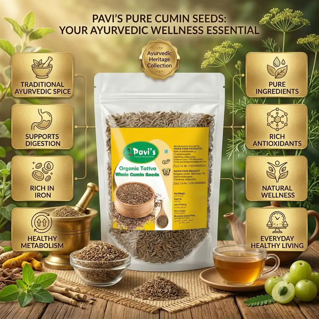 PAVIS Premium Jeera PAVIS Natural Jeera Seeds Product Pack