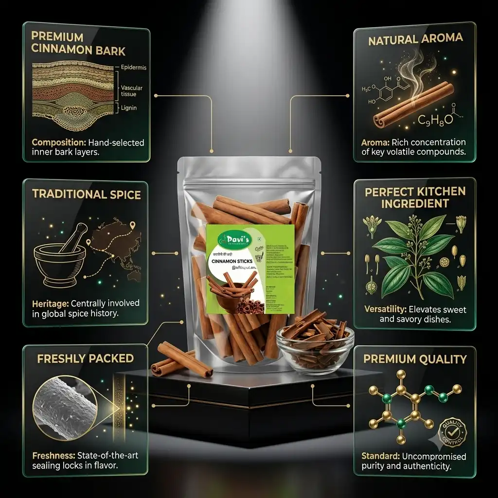 packed-cinnamon-sticks-karuvapatta Fresh cinnamon sticks in food-grade packaging