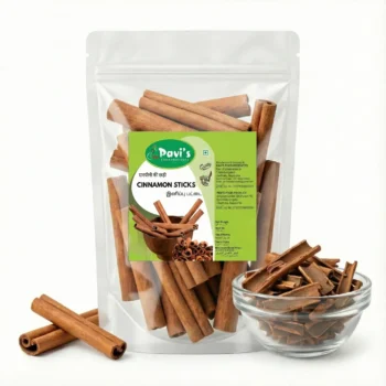 Premium natural cinnamon sticks arranged on wooden surface