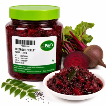 Pavis Kerala Style Beetroot Pickle Made with Traditional Recipe