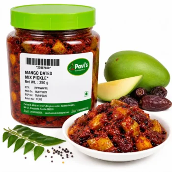 Pavis Kerala Mango Dates Mix Pickle Made with Traditional Recipe