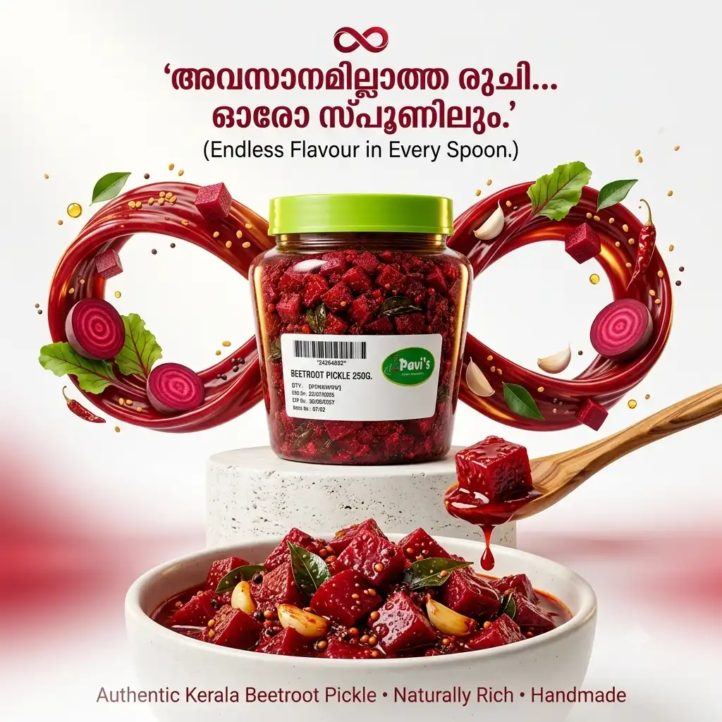 pavis-premium-beetroot-pickle. Pavis Traditional South Indian Beetroot Pickle