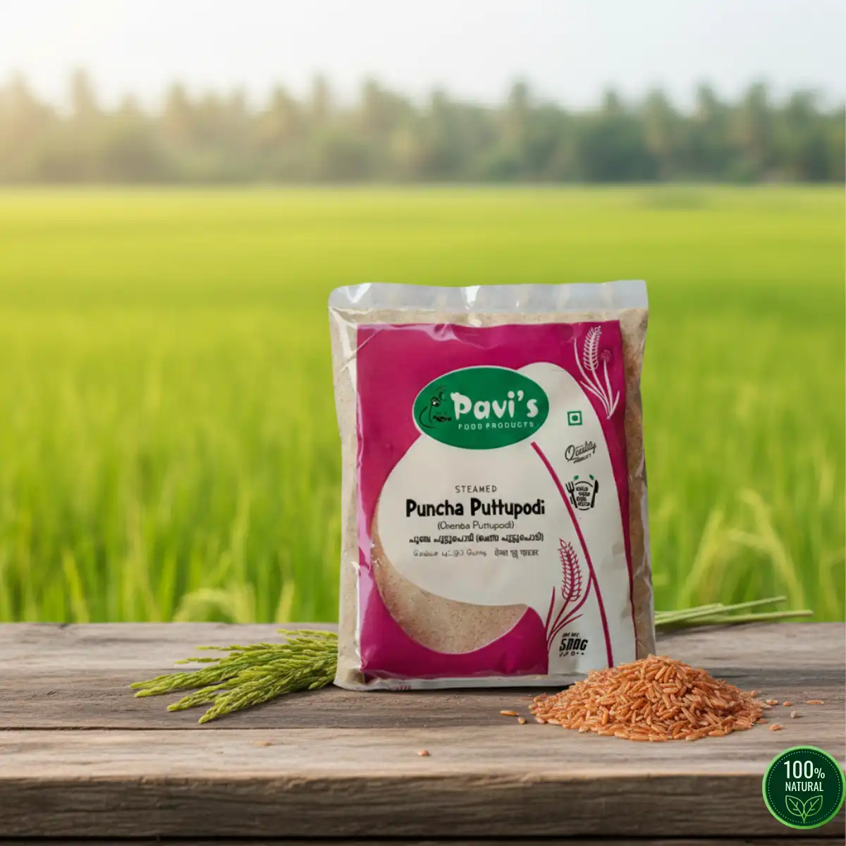 traditional-puncha-rice-puttu-powder Buy Pavi's Premium Puncha Puttu Powder online with Free Delivery Across India