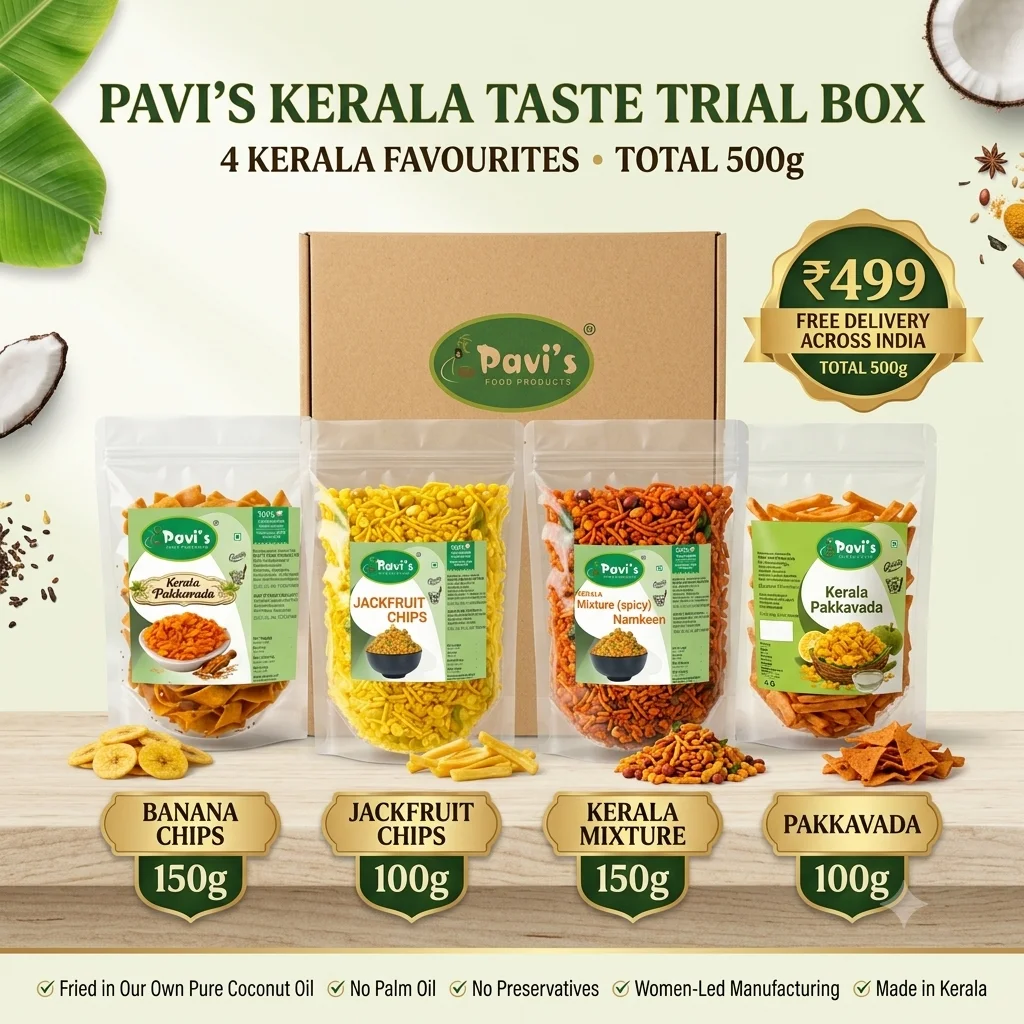 pavis-kerala-taste-trial-box-449. Pavi’s Kerala snacks online 500g trial box